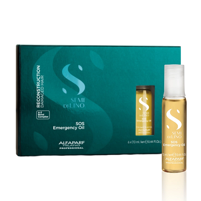Serum tratament semi di lino de reconstructie 6x13ml reconstruction sos emergency oil