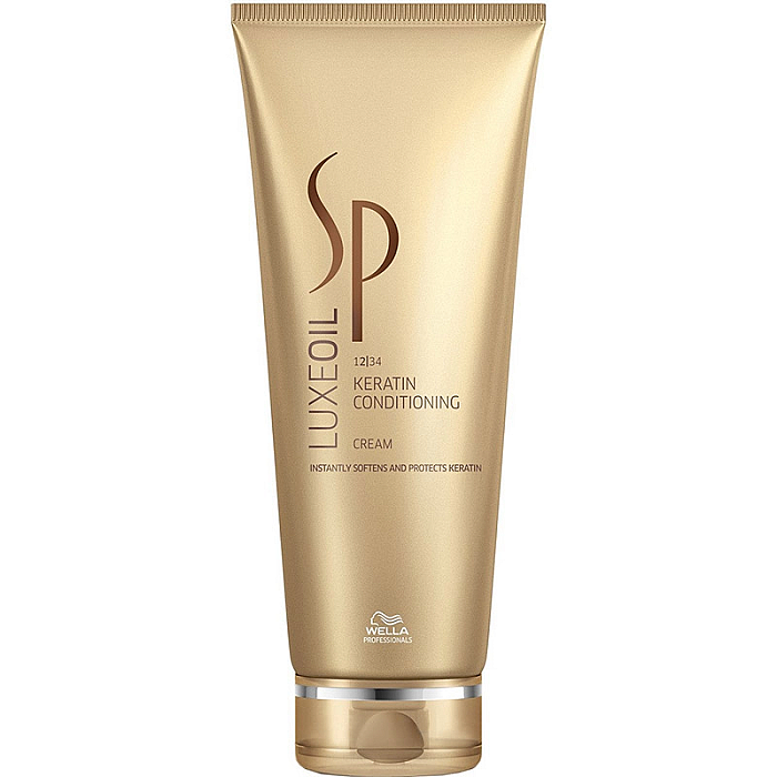 Balsam crema regeneranta cu keratina pentru par deteriorat sp luxe oil