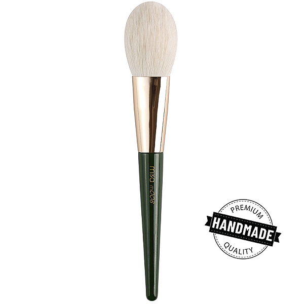 Pensula emerald pentru aplicare pudra din par de capra m008