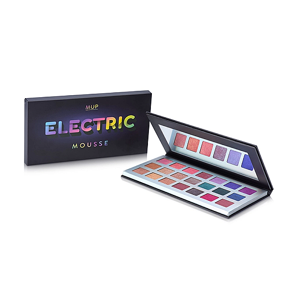 Paleta 21 farduri cremoase electric mousse palette
