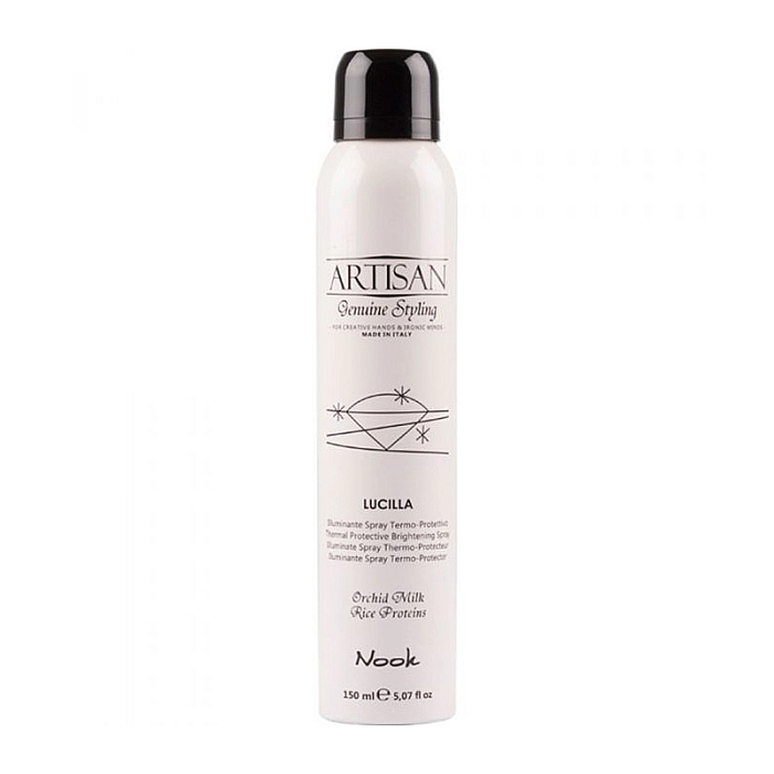 Spray pentru luciu cu protectie termica artisan lucilla