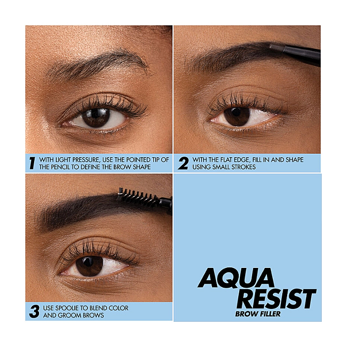 Creion pentru sprancene aqua resist brow filler 24h