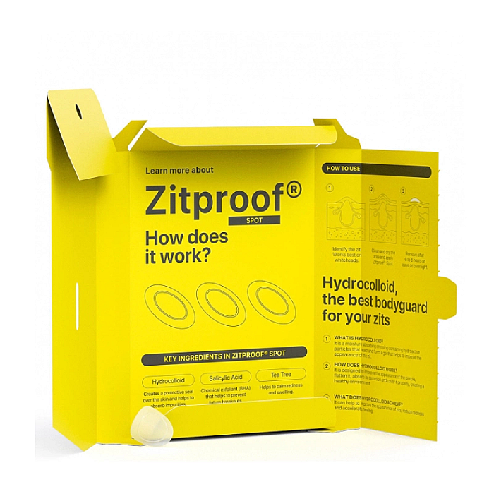 Plasturi hidrocoloidali pentru cosuri zitproof spot 36buc