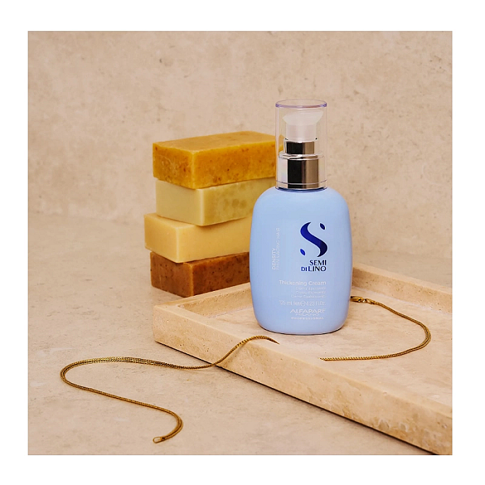 Crema densificatoare pentru par subtire density thickening semi di lino 