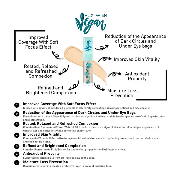 Concealer vegan lichid 