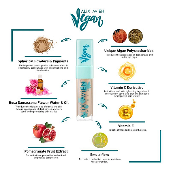 Concealer vegan lichid 