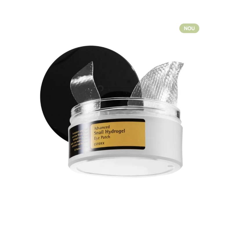 Plasturi din hidrogel pentru ochi cu extract de secretie de melc