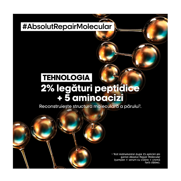Masca concentrata pentru par deteriorat serie expert absolut repair molecular