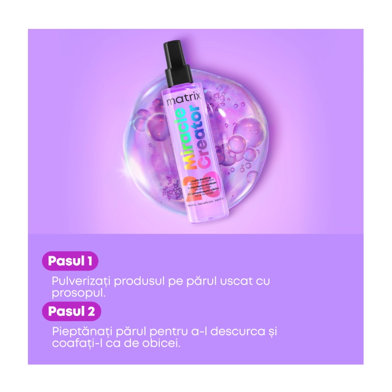 Masca de par multi-beneficii Miracle Creator 20 | Salon Provider