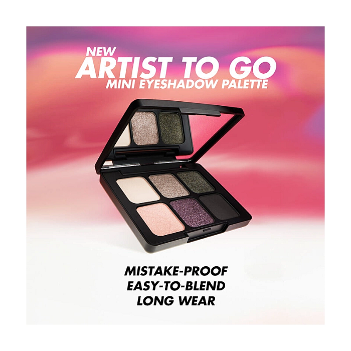 Paleta 6 farduri artist to go