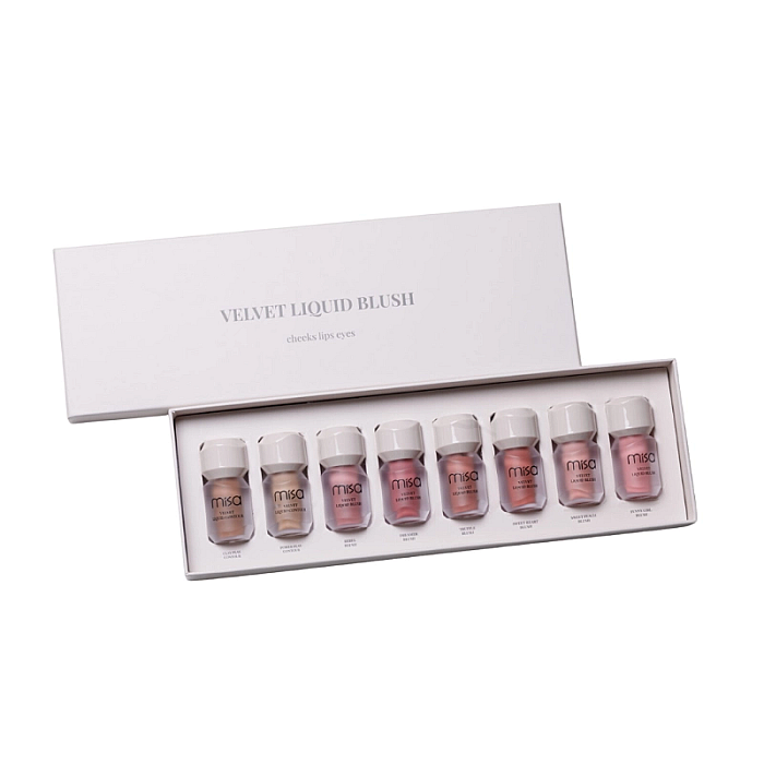 Set 6 x blush lichid + 2 x contur lichid velvet liquid collection
