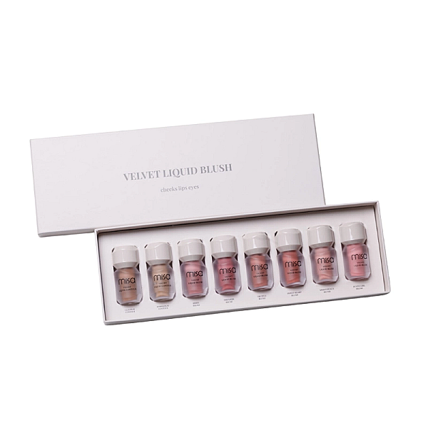 Set 6 x blush lichid + 2 x contur lichid velvet liquid collection