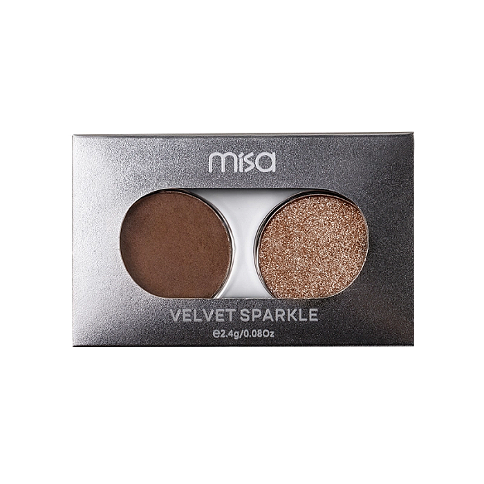 Paleta de farduri duo velvet sparkle