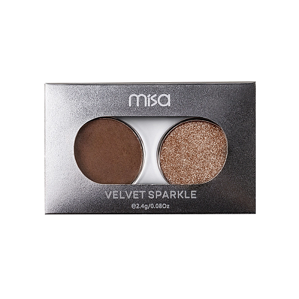 Paleta de farduri duo velvet sparkle