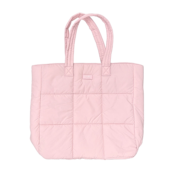 Geanta pink puffer tote bag 