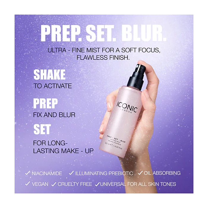 Spray multifunctional cu efect mat prep-set-blur Filter Fix
