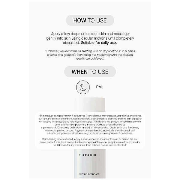 Serum anti-aging cu retinyl retinoate a-retinoate