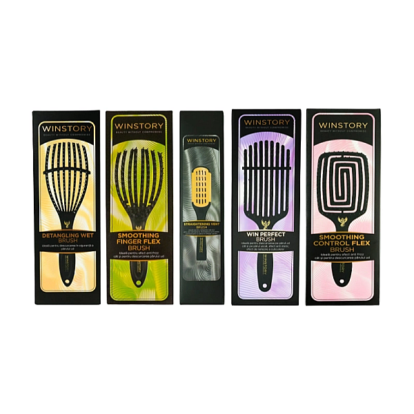 Perie pentru uscarea rapida si netezirea parului win perfect brush