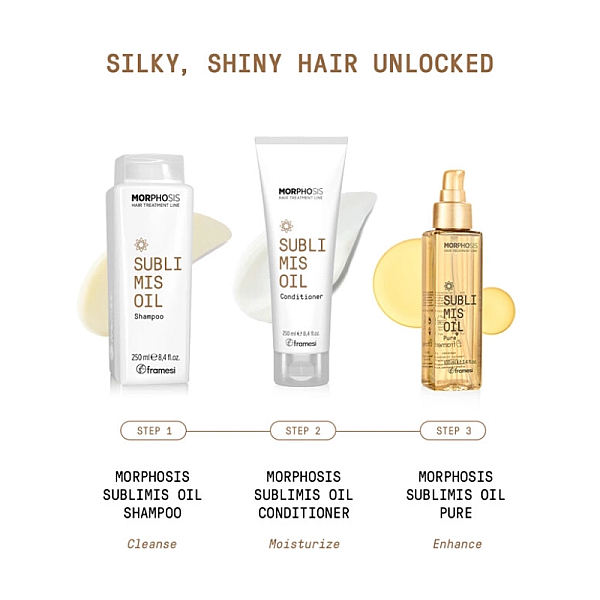 Ulei de par cu ulei de argan sublimis oil pure