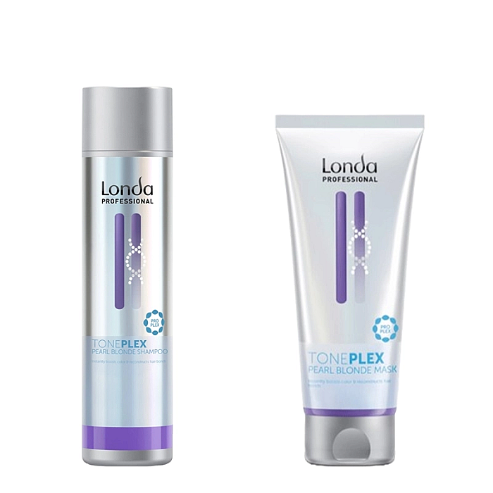 Pachet nuantator pentru par blond toneplex - sampon 250ml, masca 200ml