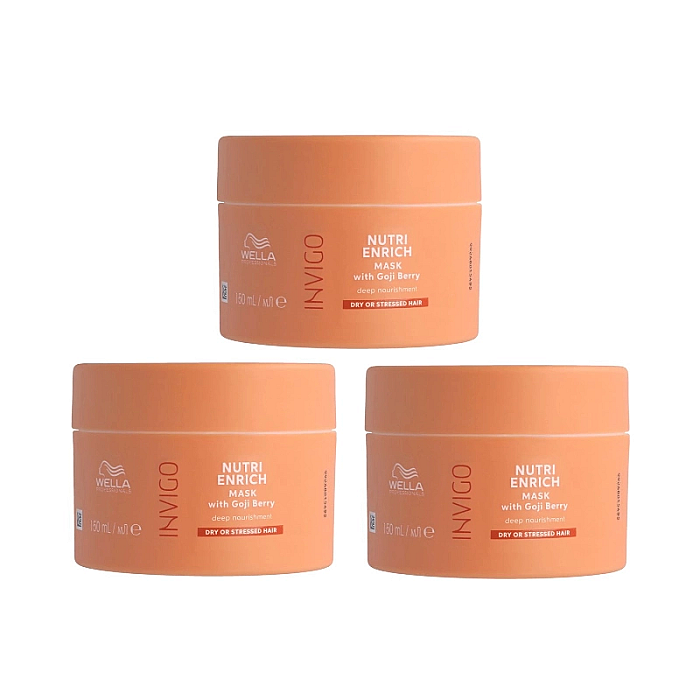 Pachet 3 x masca nutritiva pentru par uscat nutri enrich 150ml