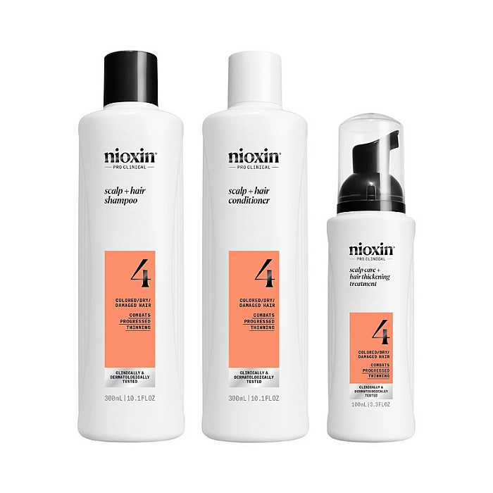Set anti-cadere sys4 - sampon 300ml, balsam 300ml, tratament 100ml