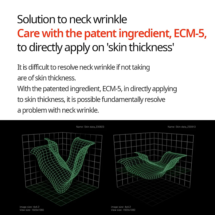 Crema de fermitate si lifting pentru gat cu ECM-5 si Liposome Peptide