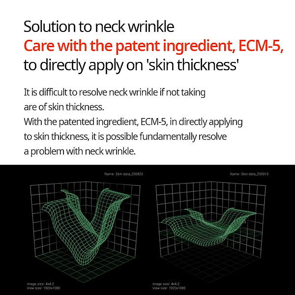 Crema de fermitate si lifting pentru gat cu ECM-5 si Liposome Peptide