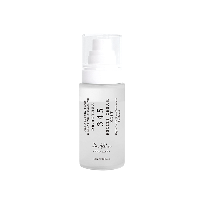 Spray de fata hidratant cu pantenol si acid hialuronic 345 Relief Cream Mist
