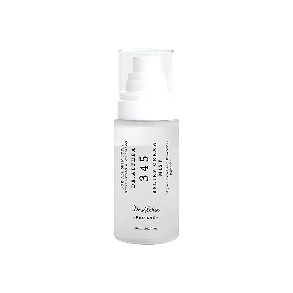 Spray de fata hidratant cu pantenol si acid hialuronic 345 Relief Cream Mist