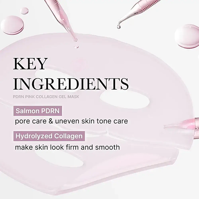Masca hidrogel cu PDRN si colagen Pink Collagen Gel Mask