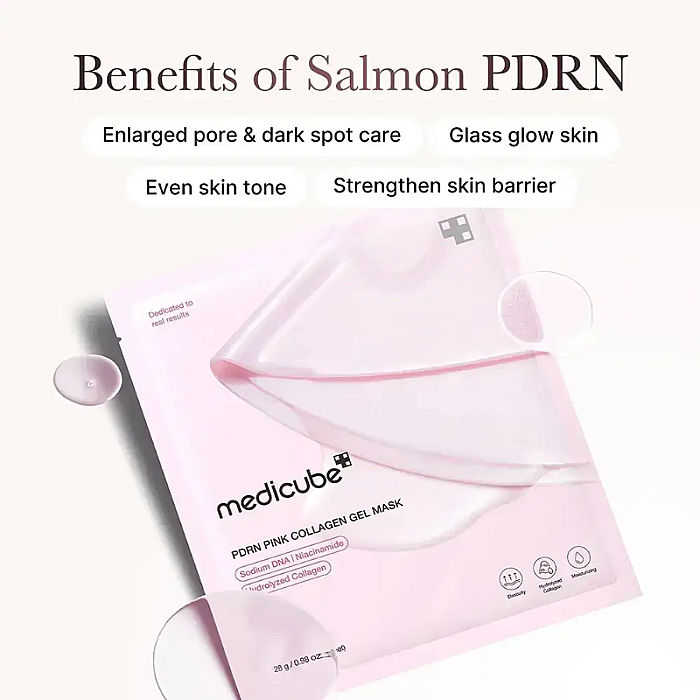 Masca hidrogel cu PDRN si colagen Pink Collagen Gel Mask