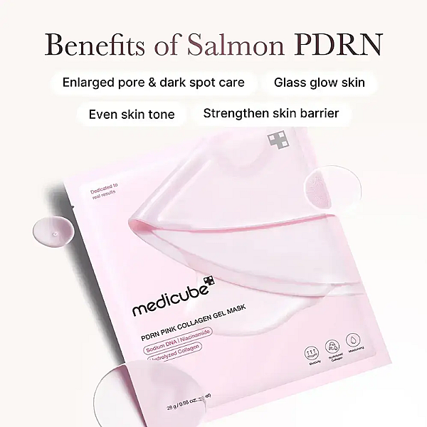 Masca hidrogel cu PDRN si colagen Pink Collagen Gel Mask