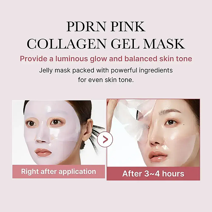 Masca hidrogel cu PDRN si colagen Pink Collagen Gel Mask