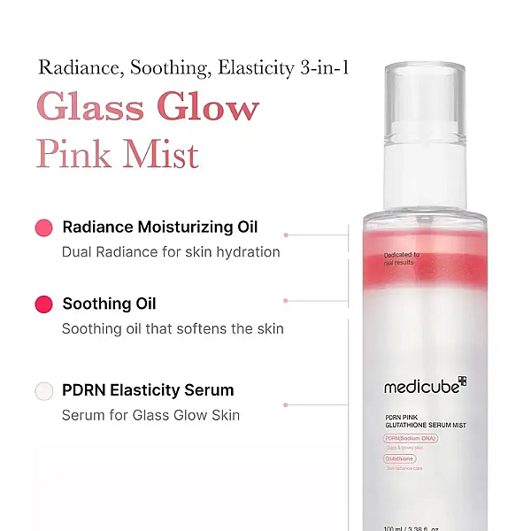Ser spray revitalizant cu PDRN Pink Glutathione Serum Mist