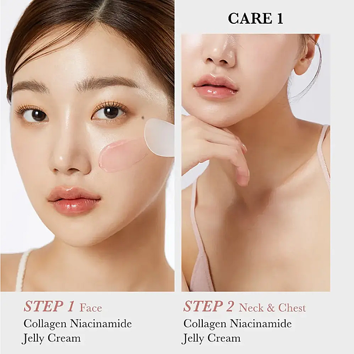 Crema gel hidratanta cu niacinamide si colagen Collagen Jelly Cream
