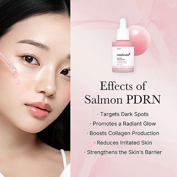 Ser pentru fermitate si iluminare cu PDRN si niacinamide Pink Peptide Serum