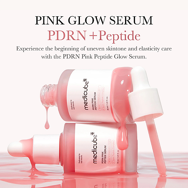 Ser pentru fermitate si iluminare cu PDRN si niacinamide Pink Peptide Serum