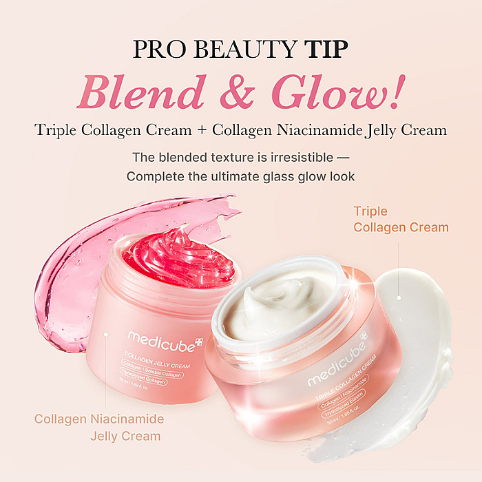 Crema anti-imbatranire cu trei tipuri de colagen Triple Collagen Cream