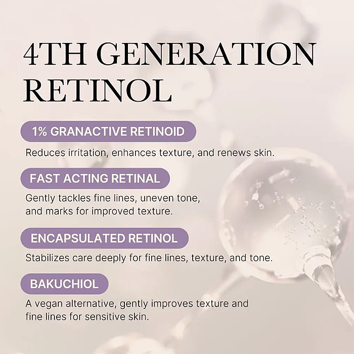 Ser de fata anti-imbatranire cu retinol si niacinamide Deep Vita A