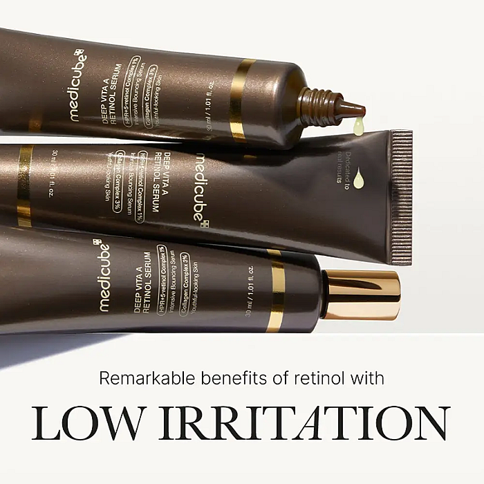 Ser de fata anti-imbatranire cu retinol si niacinamide Deep Vita A