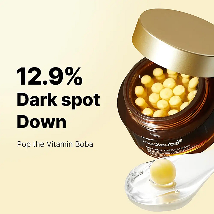 Crema pentru iluminare cu capsule de vitamina C Deep Vita C Capsule