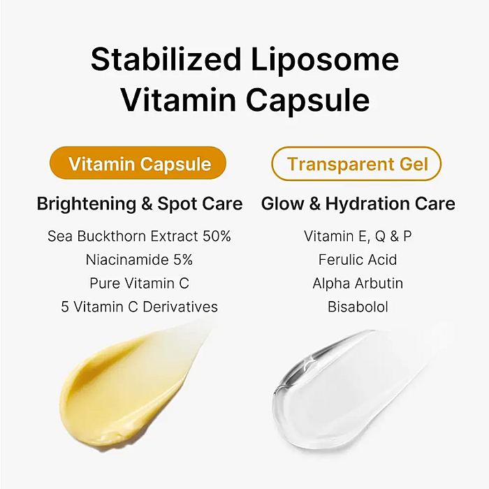 Crema pentru iluminare cu capsule de vitamina C Deep Vita C Capsule