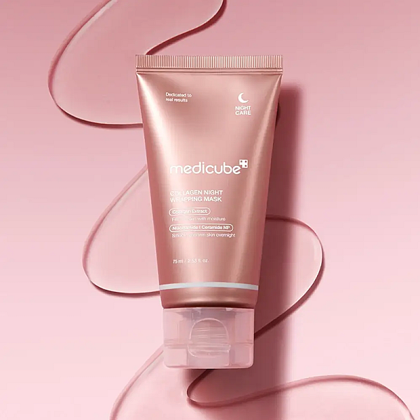 Masca de noapte intens hidratanta cu colagen Collagen Night Wrapping