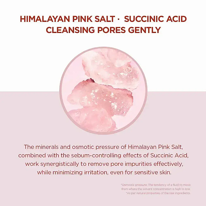Masca pentru minimizarea porilor cu acid succinic Madagascar Centella Poremizing Clarifying