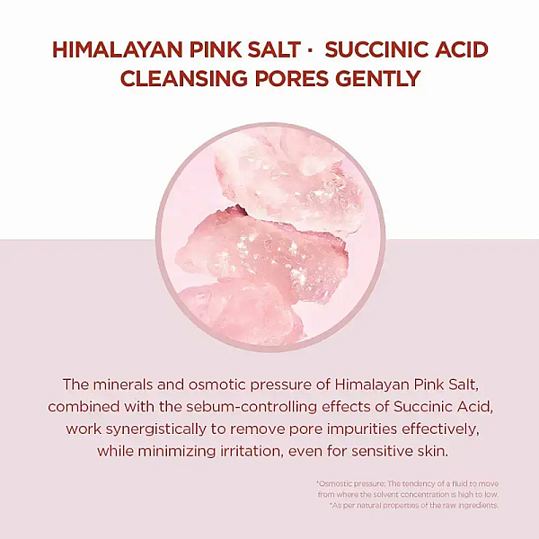 Masca pentru minimizarea porilor cu acid succinic Madagascar Centella Poremizing Clarifying