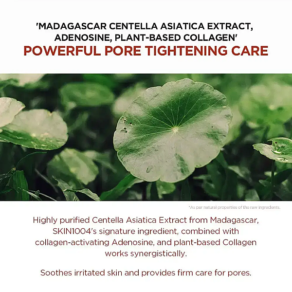 Masca pentru minimizarea porilor cu acid succinic Madagascar Centella Poremizing Clarifying