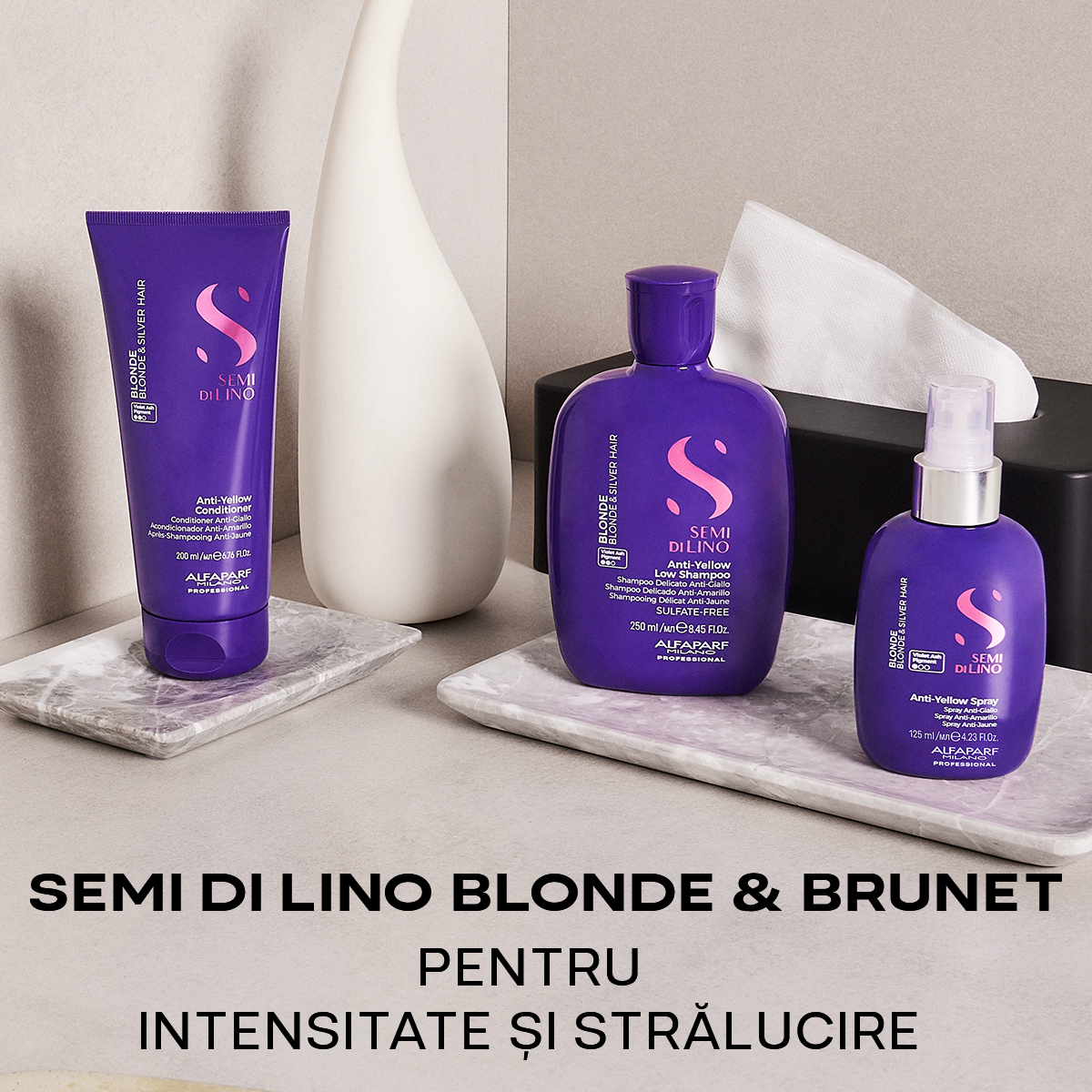 SEMI DI LINO BLONDE&BRUNET