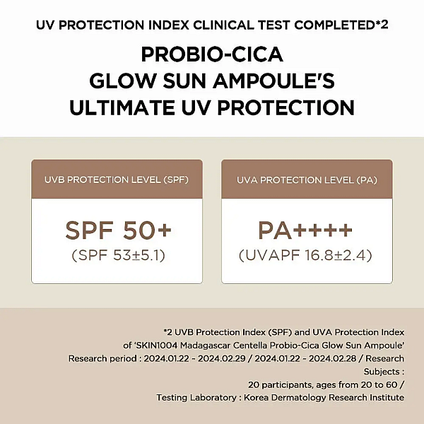 Ser pentru fata cu protectie solara Madagascar Centella SPF50+ PA++++