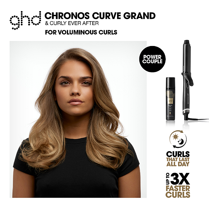 Ondulator profesional pentru bucle mari cu volum Chronos Curve Grand Tong 32 mm